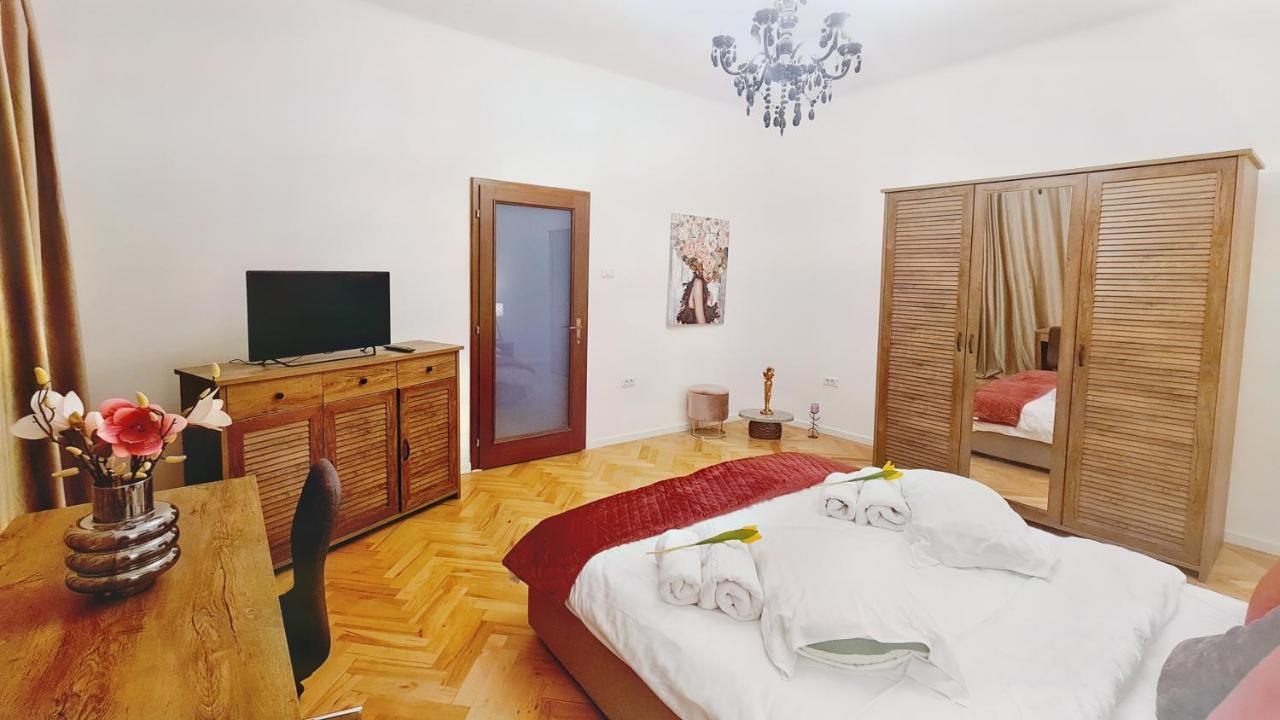 Spacious 5* Luxury In Historic Center Free Parking Cluj-Napoca Exteriör bild